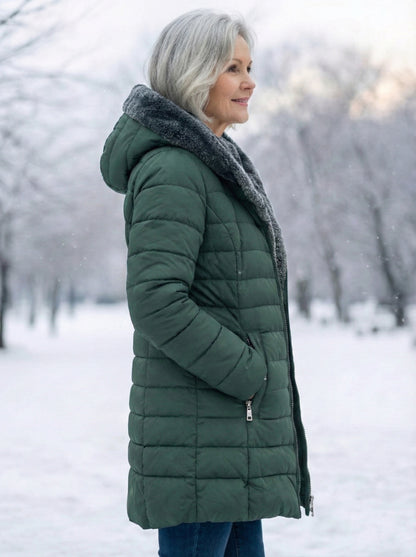 GESTEPPTER WINTERMANTEL